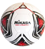 Mikasa El Dikişli Halı Saha Futbol Topu Regateador, Beyaz/Kırmızı, 5