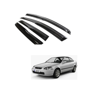 honda civic 1996-2001 sedan uyumlu mugen 4 lü cam rüzgarlığı
