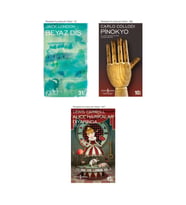 Alice Harikalar Diyarında + Beyaz Diş + Pinokyo- 3 Kitap Set - Iş Bankası Özel Set Alice Harikalar D