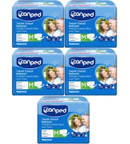Canped Hasta Bezi Yetişkin Bel Bantlı Tekstil Yüzey M-Orta Boy 90 (5PK*18)