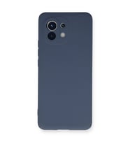 Xiaomi Mi 11 Kılıf Nano İçi Kadife Silikon - Gri