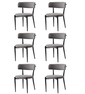 Gözde Sandalye Metal 6 Li Set Cafe,Restaurant,Mutfak,Salon,Yemek Odası Sandalyesi