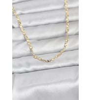 CM 14K Gold Renk Lazer Zincirli Model 60 cm Kadın Kolye - TJ-BKO10976