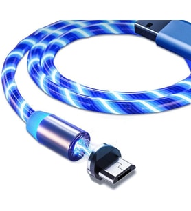 USB Işıklı Manyetik Şarj Kablosu 100 cm - AL2618