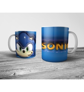 Pixxa Sonic the Hedgehog Kirpi Optik İllüzyonlu Kupa Bardak Model 4