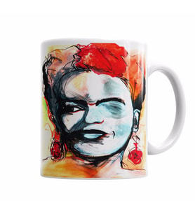 Frida Kahlo 11 Kupa Bardak Porselen