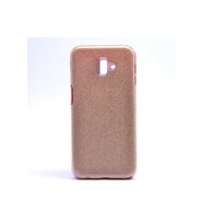 Samsung Galaxy J6 Plus Uyumlu Kılıf Zore Shining Silikon (Gold)