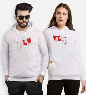 Tshirthane Lo Ve Balon Sevgili Kombinleri Kapüşonlu Kombini (Tek Ürün Fiyatıdır.)