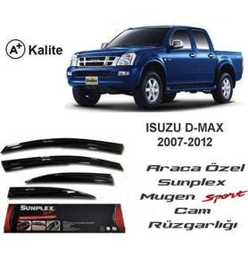 Isuzu D-Max Cam Rüzgarlığı Mugen Tip Sunplex 2007-2012
