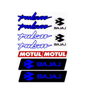 PULSAR A4 STİCKER SETİ LACİVERT - ETİKET