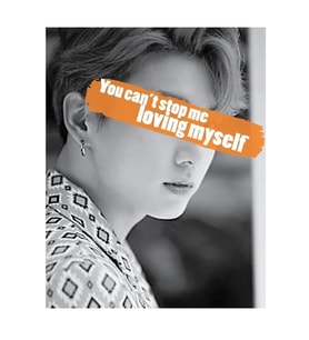 Bts Idol Jungkook Tablo Ahşap Poster Dekoratif Kod3223
