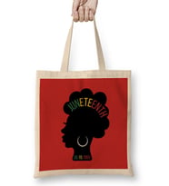 Black Women Juneteenth Juneteenth 2021 Bez Çanta Uzun Saplı