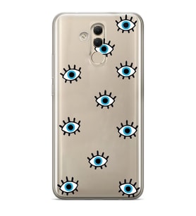 Huawei Mate 20 Lite Uyumlu Baskılı Yumuşak Silikon Şeffaf Telefon Kılıfı
