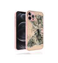 Apple iPhone 12 Pro Uyumlu Kılıf Desenli Kamera Korumalı Parlak Zore Nora Kapak (Model 4)