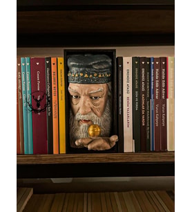 hayatvesanat  Harry Potter Serisi / Dumbledore / Kitaplık Figürü / Kitap Tutucu