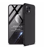 Microsonic Xiaomi Mi 11 Lite Kılıf Double Dip 360 Protective Siyah