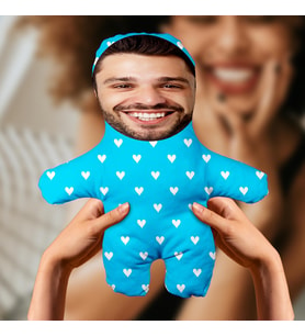 Motto Gift Sevgililer Günü Kişiye Özel Fotoğraflı Aşkım Peluş Oyuncak Turkuaz 531035