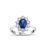 2.35 Karat Safir Pırlanta Yüzük