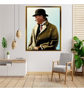 ÇERÇEVELİ ATATÜRK TABLO S67