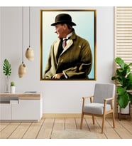 ÇERÇEVELİ ATATÜRK TABLO S67
