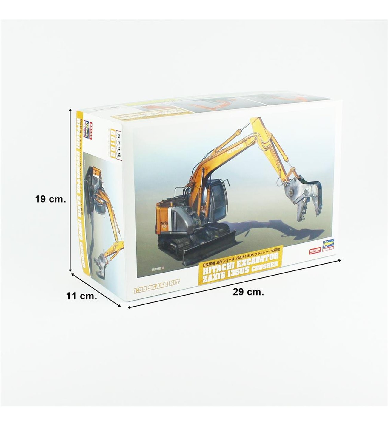 Hasegawa 66103 1/35 Ölçek, Hitachi Excavator Zaxis 135US Crusher