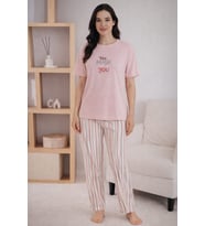 Kadın 1905-3 Kısa Kol Oslo Pijama Takımı