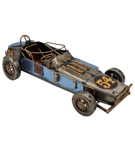 Dekoratif Lotus Seven Metal Nostaljik Yarış Arabası El Yapımı Biblo - Hediyelik Araba Dekor