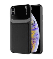 Uyumlu Model Apple iPhone XS Max 6.5 Kılıf Parlak TPU Emiks Kapak (Siyah)