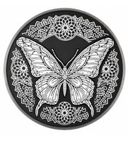 AgaKulche Kelebek Gümüş Sikke Coin