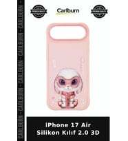 iPhone 17 Air Silikon Kılıf 2.0 3D Cep Telefonu Aksesuar Cihaz Koruyucu