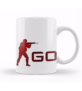 Csgo  Counter Strike Kupa Bardak Porselen