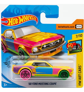 Hot Wheels '67 Ford Mustang Coupe - HW Art Cars - 2019 - FYC26 (1/64)