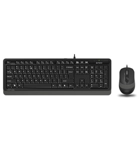 A4 TECH F1010 Q USB GRİ MM KABLOLU KLAVYE MOUSE SET
