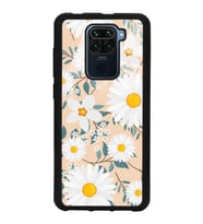 Xiaomi Redmi Note 9 Uyumlu Büyük Papatya Tasarımlı Glossy Telefon Kılıfı