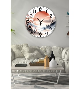 bilge Tasarım retro Duvar Saati 35 x 35 CM (Karışık)