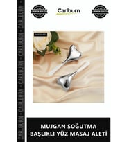 Özel Üretim Cilt Bakımı Canlandırıcı Güzellik Metal Soğuk MUJGAN SOĞUTMA BAŞLIKLI YÜZ MASAJ ALETİ