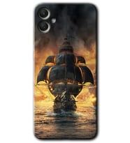Galaxy A05 Kılıf HD Desen Baskılı Kılıf - Siyah İnci