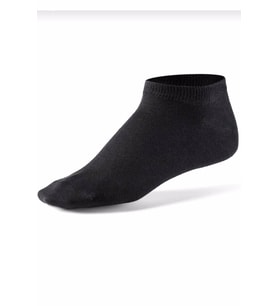 Siyah Bilekboy Pamuklu Patik Corap 10lu Paket 40-45 Numara