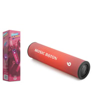 Subzero WR192 Music Baton Taşınabilir Hoparlör Music Player Kırmızı