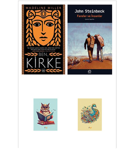 Fareler ve İnsanlar John Steinbeck - Ben Kirke Madeline Miller (2 NOT DEFTERLİ) (Renksiz)