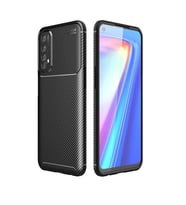 Realme 7 Kılıf Esnek Soft Karbon Tasarım Legion Serisi (Siyah)