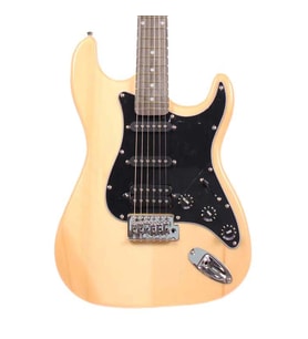 Angel AEG111-N Naturel Elektro Gitar  Doğal Ahşap Görünüm Vernikli Cila