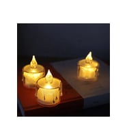 Led Mum 5 Adet Ledli Mum Model Işıklı Tealight Mum Pilli (5 Adet Pilleri dahil)
