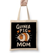 Guinea Pig Guinea Pig Mom Kawaii Bez Çanta Uzun Saplı