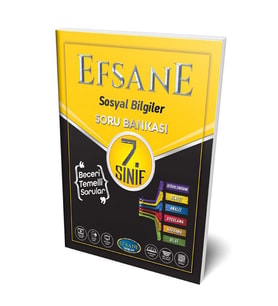 Efsane 7.Sınıf Sosyal Bilgiler Soru Bankası kitabı