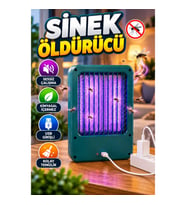 USB Şarjlı Sinek ve Uçan Böcek Yakalama Cihazı – Sessiz Çalışma, Kolay Temizlik