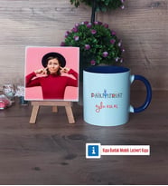 Psikiyatrist Fotoğraflı Dekoratif Taş, Kupa Bardak Beyaz Hediye (Model 3)