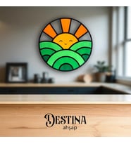 Destina Ahşap Mandala Boyama Seti- Ahşap Boyama- Model 217
