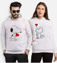 Tshirthane Snoopy Love Sevgili Kombinleri Kapüşonlu Kombini (Tek Ürün Fiyatıdır.)
