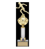 ODAK KUPA - Figürlü Kupalar - Atletizm Kadın Figürlü Kupalar FG-057 B - 44 cm